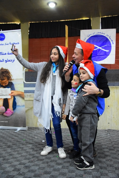 Saint Vincent de paul celebrating Christmas at Jesus & Mary school